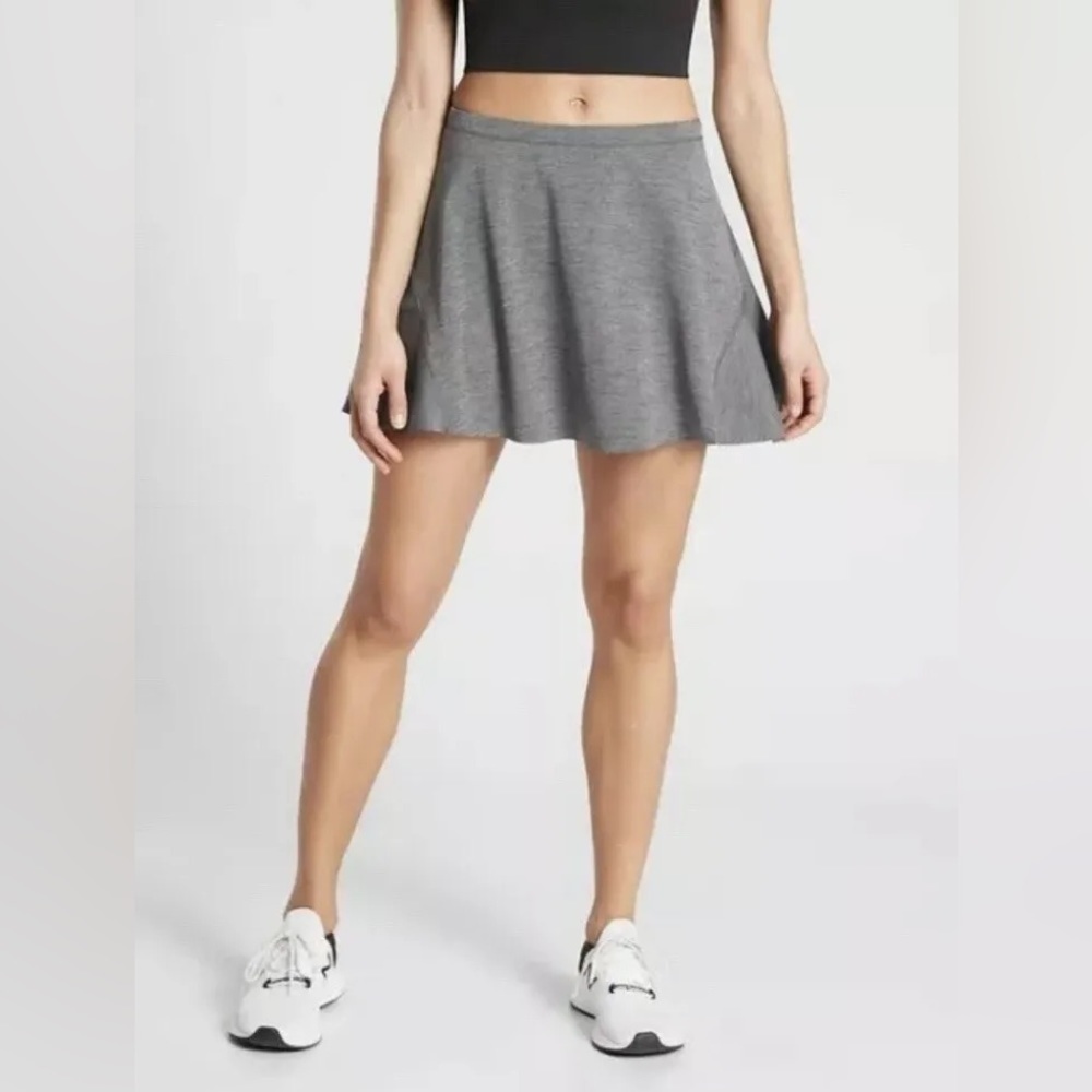Athleta Women’s Match Point Skort Skirt Shorts Athletic Tennis Grey S
